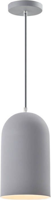 QUVIO Hanglamp industrieel Kokerlamp D 15 cm Grijs - Foto 1