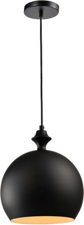 QUVIO Hanglamp modern Bolvormig metaal met knop Diameter 24 cm