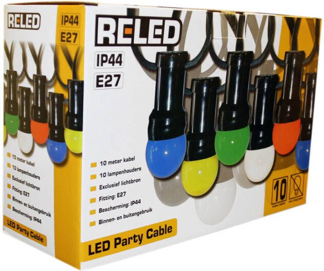 Reled Snoer 10m met 10 fittingen IP44