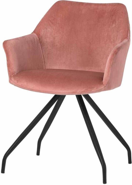 Riverdale eetkamerstoel Ava Roze 82cm hoog > Nu slechts € 169 per stoel