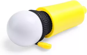 Merkloos Treklamp LED op batterijen geel 15 cm Hanglampen