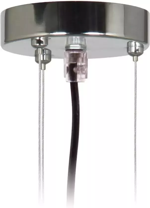 Smartwares ophangset hanglamp 19 x 12 cm chroom zilver