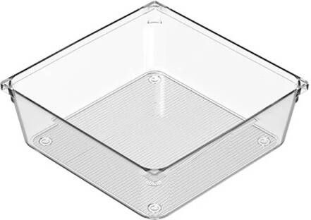 So Clever Ladebakjes 5.1 cm hoog Classic Clear 15 x 15 cm (E) Nestbaar Anti-slip BPA-vrij 15 x 15 cm (E)