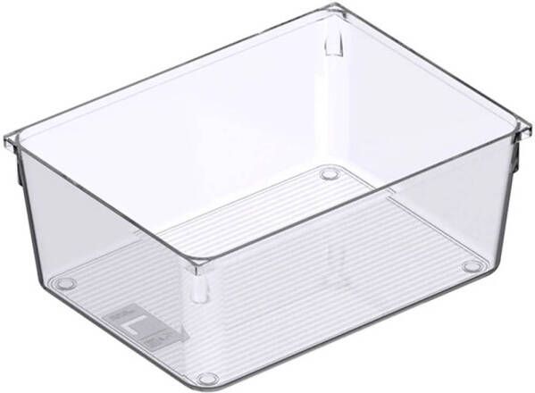 So Clever Ladebakjes 8.3 cm hoog Classic Clear 15 x 20 cm (L) Nestbaar Anti-slip BPA-vrij 15 x 20 cm (L)