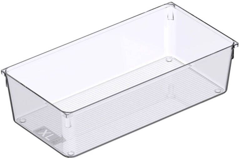 So Clever Ladebakjes 8.3 cm hoog Classic Clear 15 x 30 cm (XL) Nestbaar Anti-slip BPA-vrij 15 x 30 cm (XL)