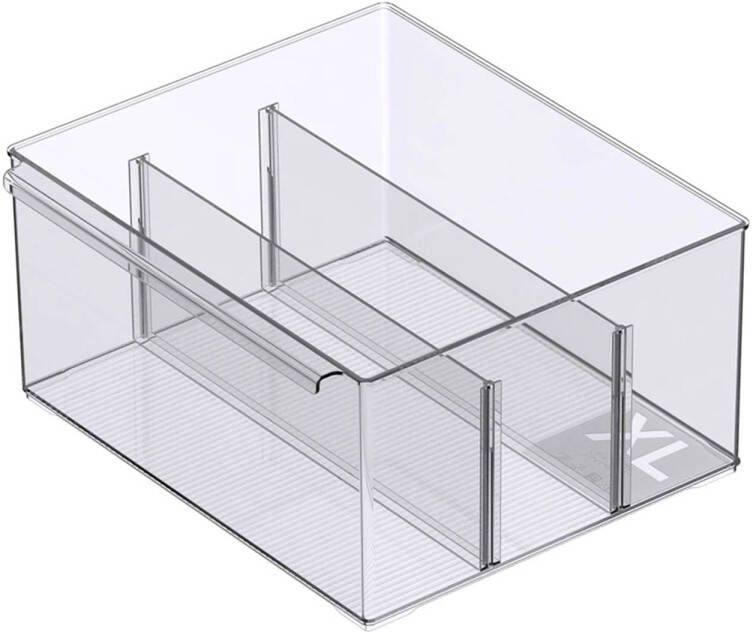 So Clever Opbergbakje Classic Clear 30 x 27 cm (XL) Uitneembare verdelers 30 x 27 cm (XL) Uitneembare verdelers