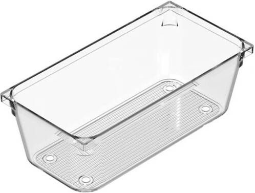 So Clever Ladebakjes 5.1 cm hoog Classic Clear 7.5 x 15 cm (B) Nestbaar Anti-slip BPA-vrij 7.5 x 15 cm (B)