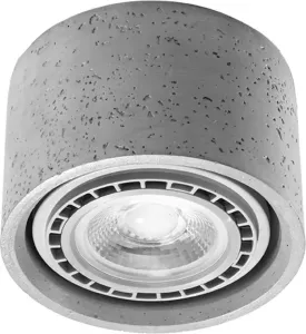 LT-Luce Plafondlamp Basic 1 Beton 14cm Ø