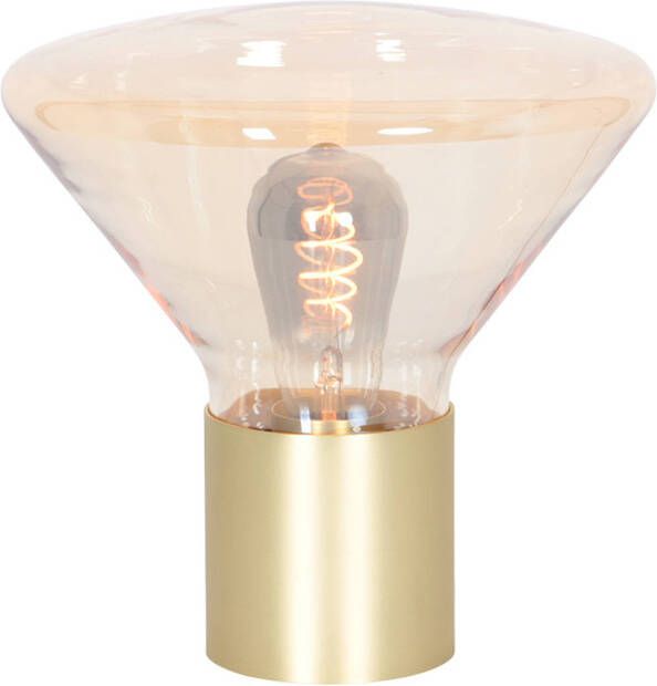 Steinhauer tafellamp Ambiance amberkleurig metaal 26 cm E27 fitting 3401ME - Foto 1