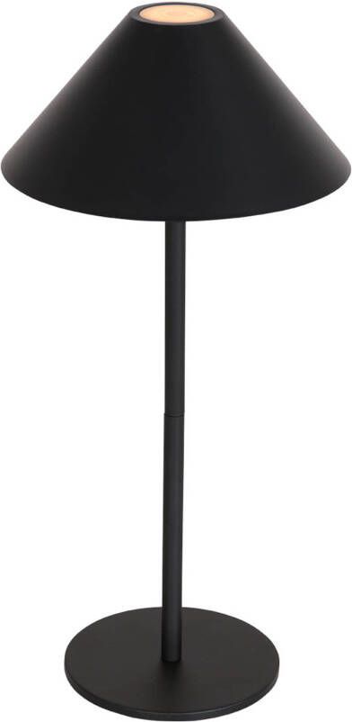 Steinhauer Ancilla tafellamp zwart metaal 30 cm hoog - Foto 1