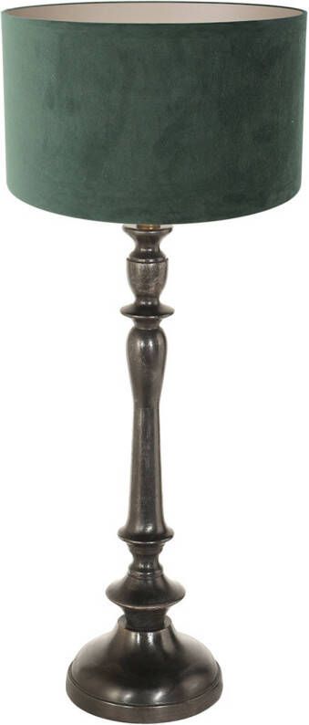 Steinhauer Bois tafellamp -- antiekzwart en groen - Foto 1