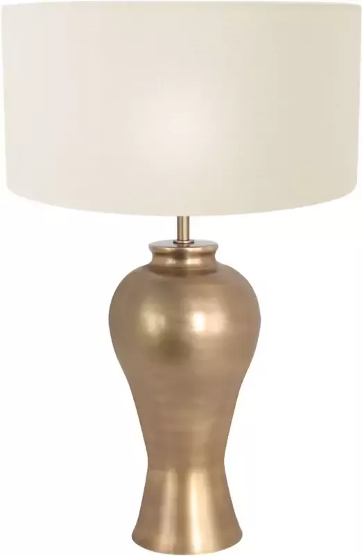 Steinhauer Brass tafellamp wit metaal 62 cm hoog - Foto 1