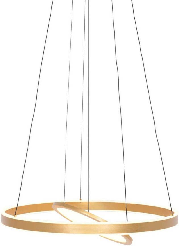 Steinhauer Hanglamp Ringlux 2 lichts Ø 60 cm mat goud - Foto 1