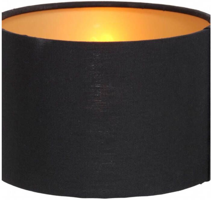 Steinhauer kap Shade zwart linnen Ø 13cm E14 K3333SS