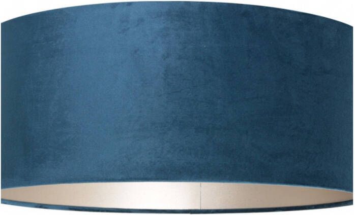 Steinhauer lampenkap Lampenkappen blauw stof 50 cm E27 fitting K1066ZS