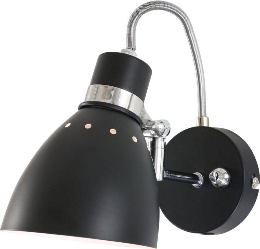 Steinhauer Lightning moderne wandlamp 1-l. Refl. zwart - Foto 1