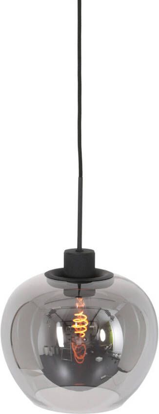 Steinhauer Lotus hanglamp E27 (grote fitting) smokeglas en zwart - Foto 1
