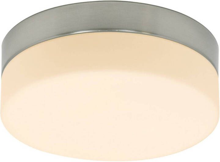 Steinhauer Plafondlamp ceiling and wall IP44 LED 1363st staal