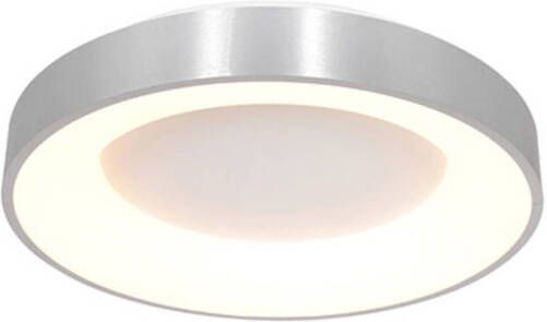Steinhauer Ringlede plafondlamp zilver ingebouwd LED Ø 30 cm - Foto 1