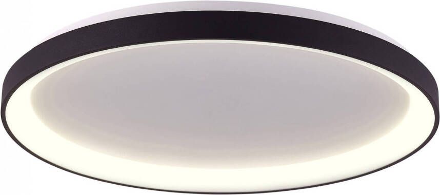 Steinhauer plafonniere Ringlede zwart kunststof 38 cm ingebouwde LED-module 3691ZW - Foto 1