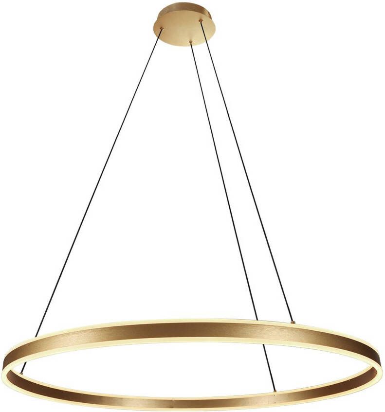 Steinhauer Ringlux hanglamp ø 100 cm In hoogte verstelbaar Ingebouwd (LED) goud