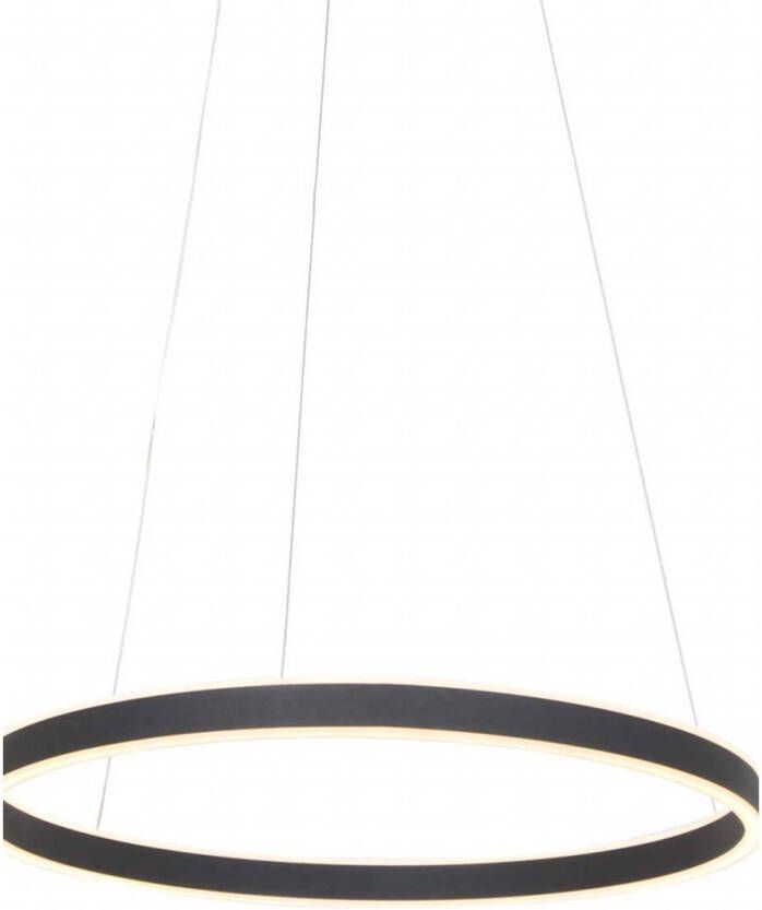 Steinhauer Ringlux hanglamp ø 60 cm In hoogte verstelbaar Ingebouwd (LED) zwart