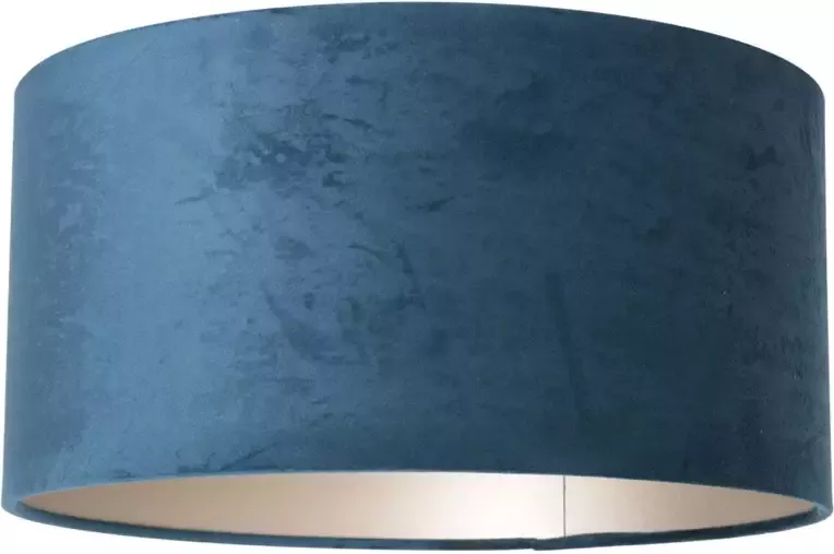 Steinhauer lampenkap Lampenkappen blauw stof 40 cm E27 fitting K1068ZS