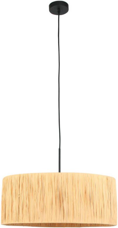 Steinhauer Sparkled light hanglamp ø 50 cm In hoogte verstelbaar E27 (grote fitting) naturel en zwart - Foto 1
