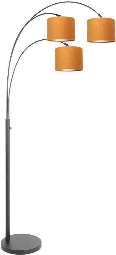 Steinhauer Sparkled light vloerlamp E27 (grote fitting) goud en zwart - Foto 1