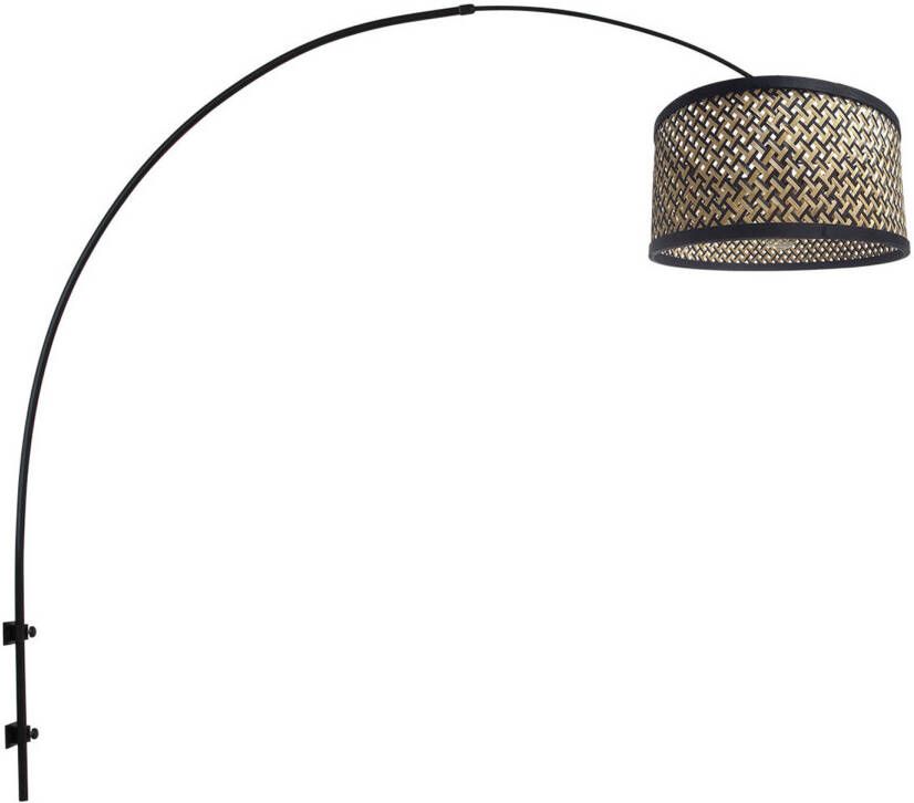 Steinhauer Sparkled light wandlamp E27 (grote fitting) naturel en zwart