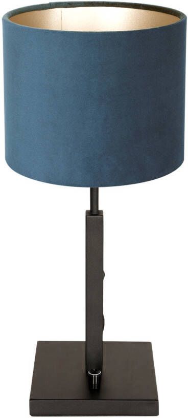 Steinhauer Stang tafellamp blauw metaal 52 cm hoog