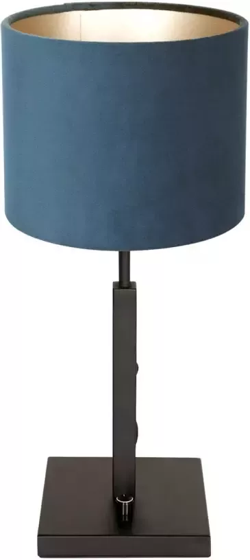 Steinhauer Stang tafellamp blauw metaal 52 cm hoog