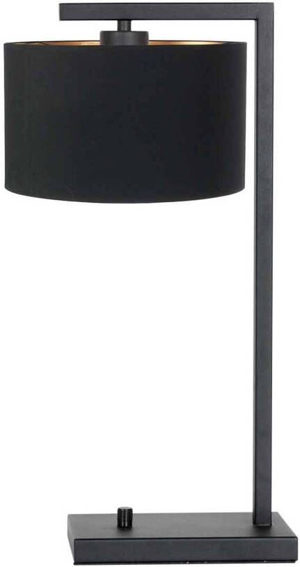 Steinhauer Stang tafellamp zwart metaal 51 cm hoog