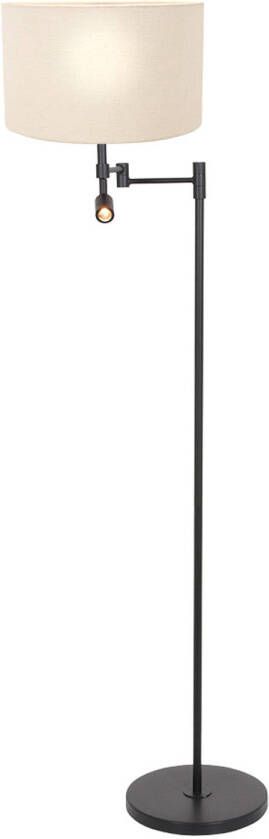 Steinhauer Stang vloerlamp ø 30 cm E27 (grote fitting) wit en zwart