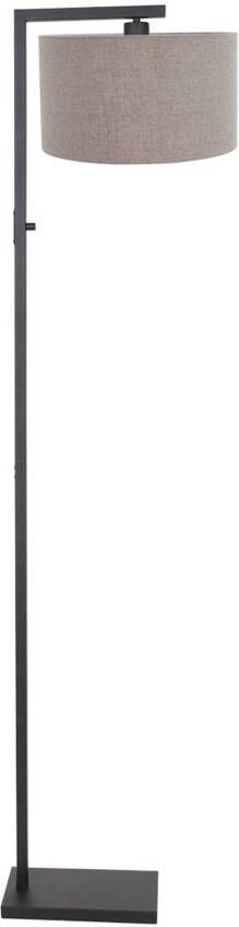 Steinhauer Stang vloerlamp bruin metaal 160 cm hoog
