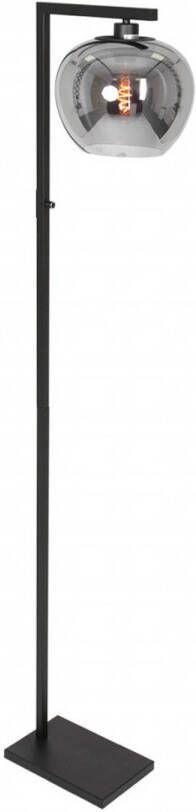 Steinhauer Stang vloerlamp -- smokeglas en zwart