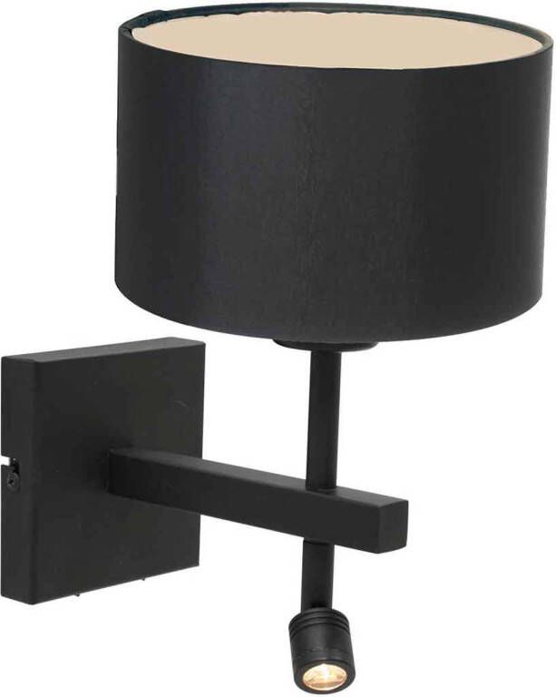 Steinhauer Stang wandlamp zwart kapdiameter: 20 cm metaal - Foto 1