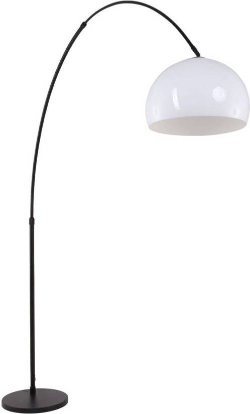 Steinhauer Vloerlamp Sparkled light 9831 zwart kap kunststof wit