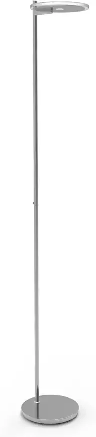 Steinhauer Turound staande lamp uplight staal met transparant glas