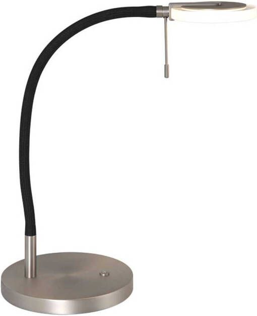 Steinhauer Turound tafellamp In hoogte verstelbaar Ingebouwd (LED) staal en transparant