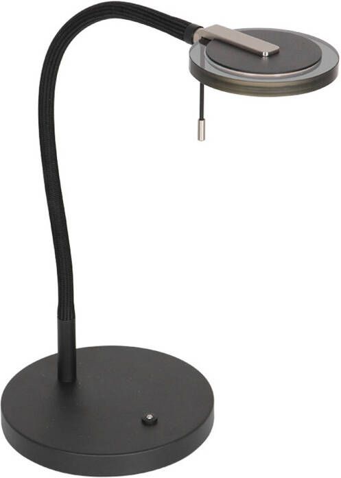 Steinhauer Turound tafellamp In hoogte verstelbaar Ingebouwd (LED) transparant en zwart