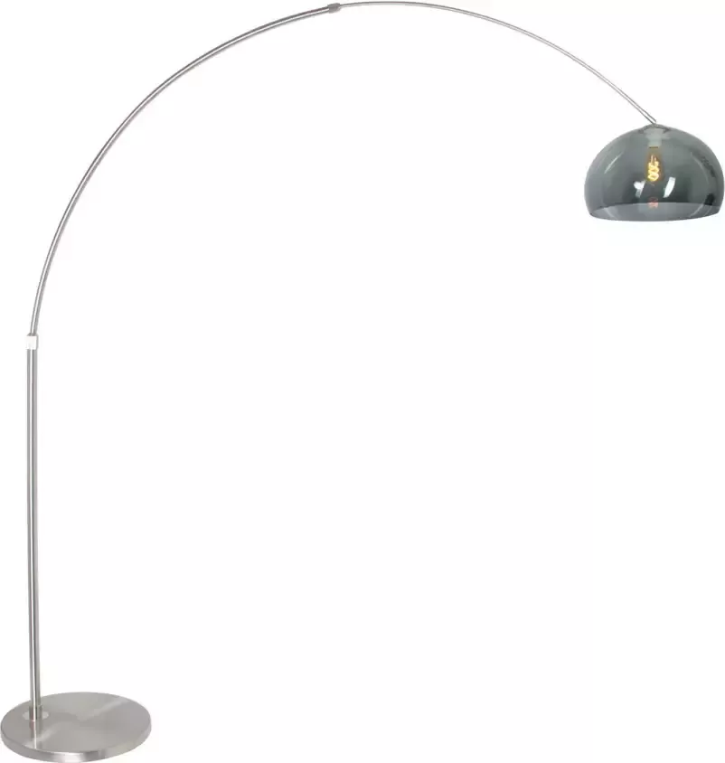 Steinhauer Vloerlamp Sparkled light 9879 staal kap kunststof grijs