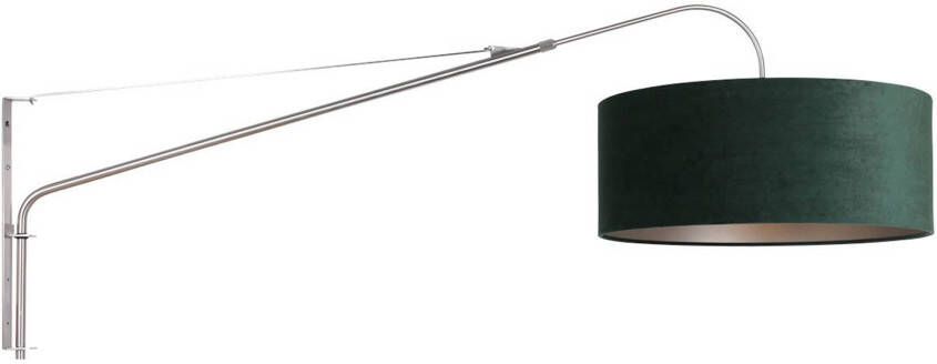 Steinhauer Elegant Classy wandlamp staal en groen zwart wit snoer - Foto 2
