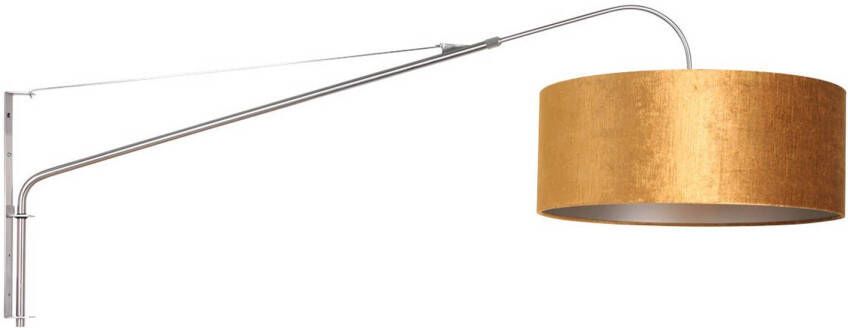 Steinhauer Elegant Classy wandlamp staal en goud uittrekbaar 145 cm - Foto 2