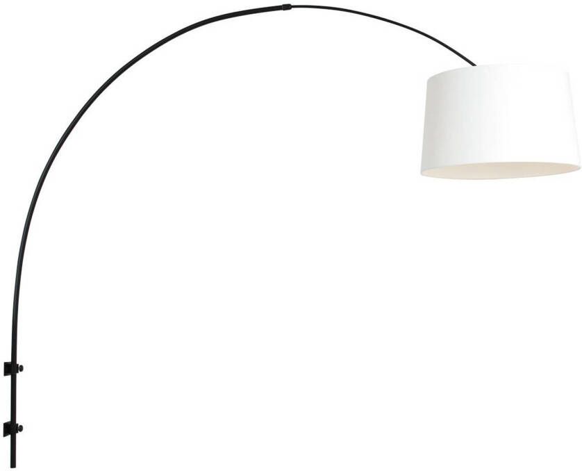 Steinhauer Sparkled Light wandlamp zwart met wit linnen boog ?45 cm - Foto 2