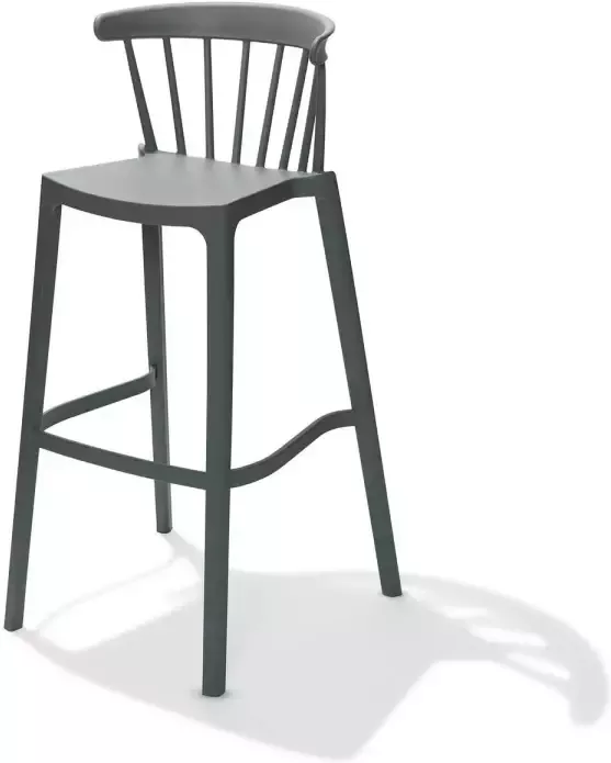 Gastronoble Windson Polypropyleen Stoelen Groen (4 Stuks) FT976 Horeca & Professioneel