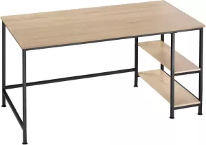 Tectake Bureau Canton Bureau Met Bergruimte Kantoor Industrieel Lichtbruin 404424