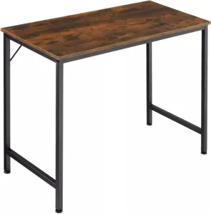 Tectake Bureau Jenkins 80 Cm Industrieel Donkerbruin 404457