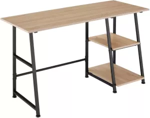 Tectake Bureau Paisley 120x50x73 5cm Indrustrieel Lichtbruin 404697