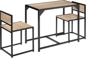 Tectake Zitgroep Milton eetkamerset industrial light 404357